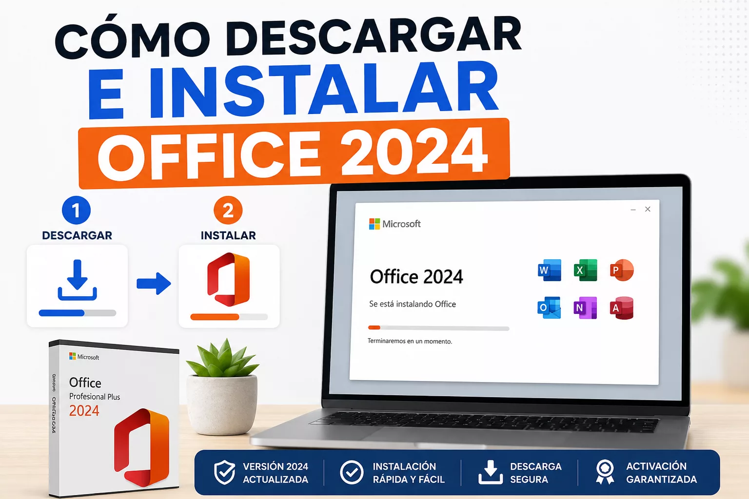 Cómo descargar e instalar Office 2024 paso a paso