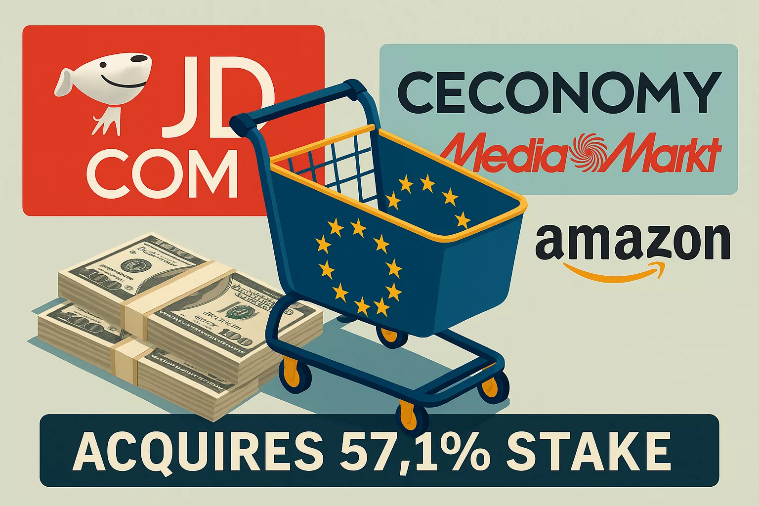 Adquisión de Ceconomy por JD.com transforma el comercio europeo