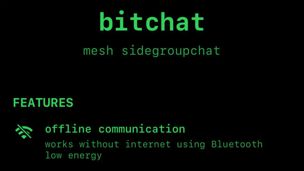 Bitchat: mensajería sin internet usando Bluetooth entre dispositivos